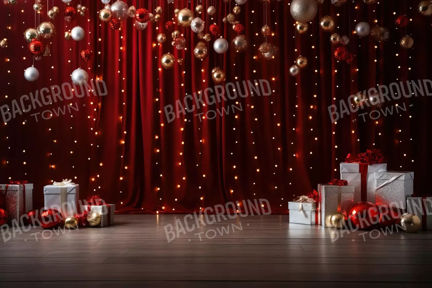 Holiday Party I 12’X8’ Ultracloth (144 X 96 Inch) Backdrop