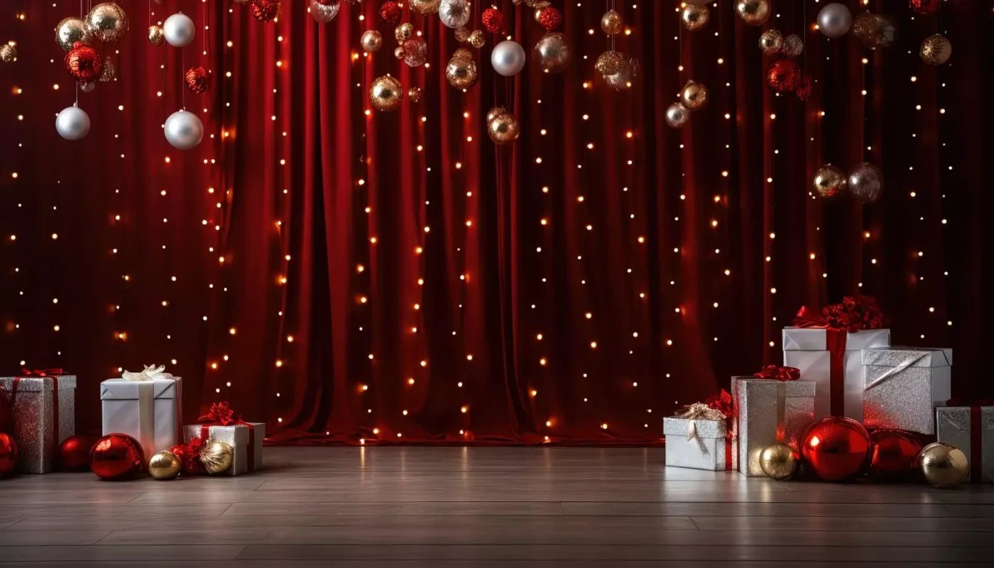 Holiday Party I 14’X8’ Ultracloth (168 X 96 Inch) Backdrop