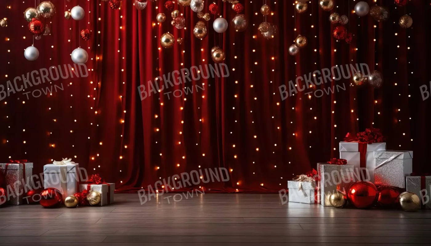 Holiday Party I 14’X8’ Ultracloth (168 X 96 Inch) Backdrop