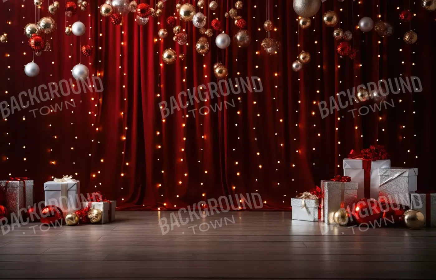 Holiday Party I 14’X9’ Ultracloth (168 X 108 Inch) Backdrop