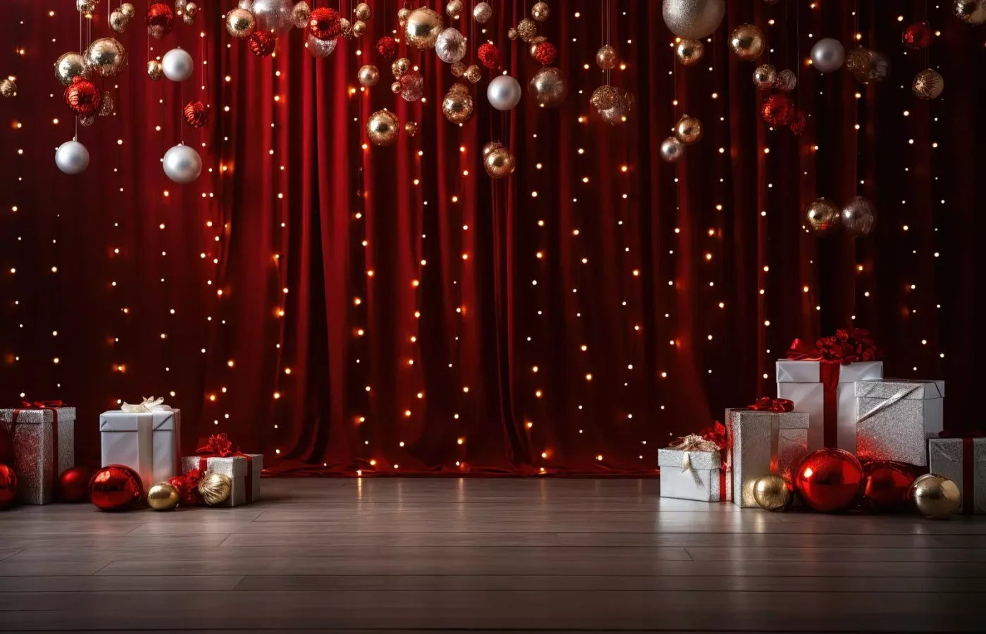 Holiday Party I 14’X9’ Ultracloth (168 X 108 Inch) Backdrop