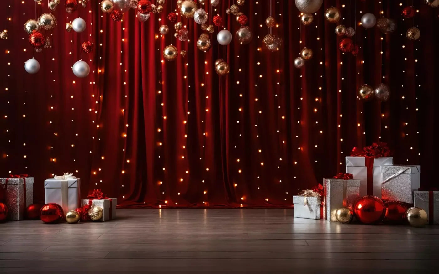 Holiday Party I 16’X10’ Ultracloth (192 X 120 Inch) Backdrop