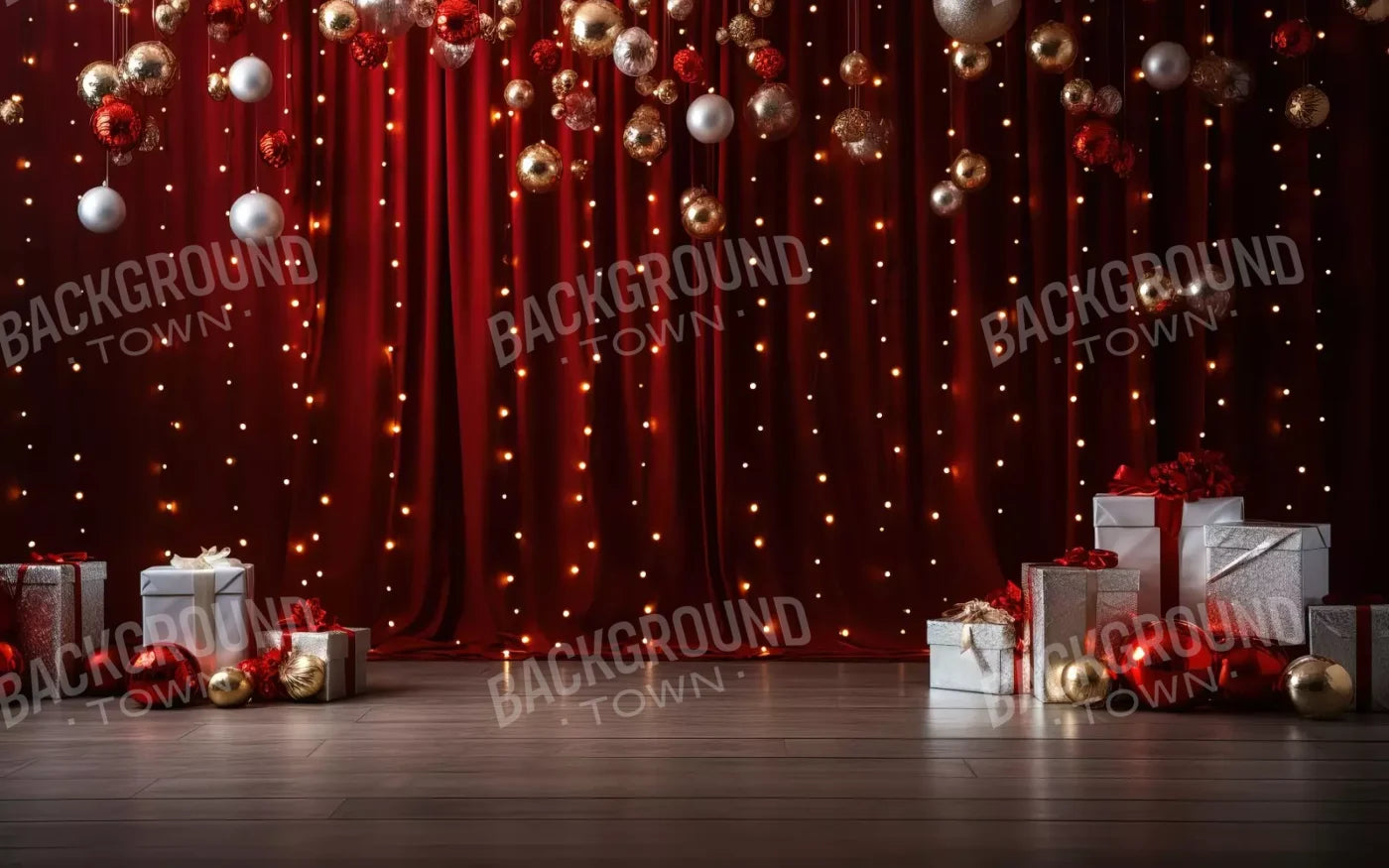 Holiday Party I 16’X10’ Ultracloth (192 X 120 Inch) Backdrop