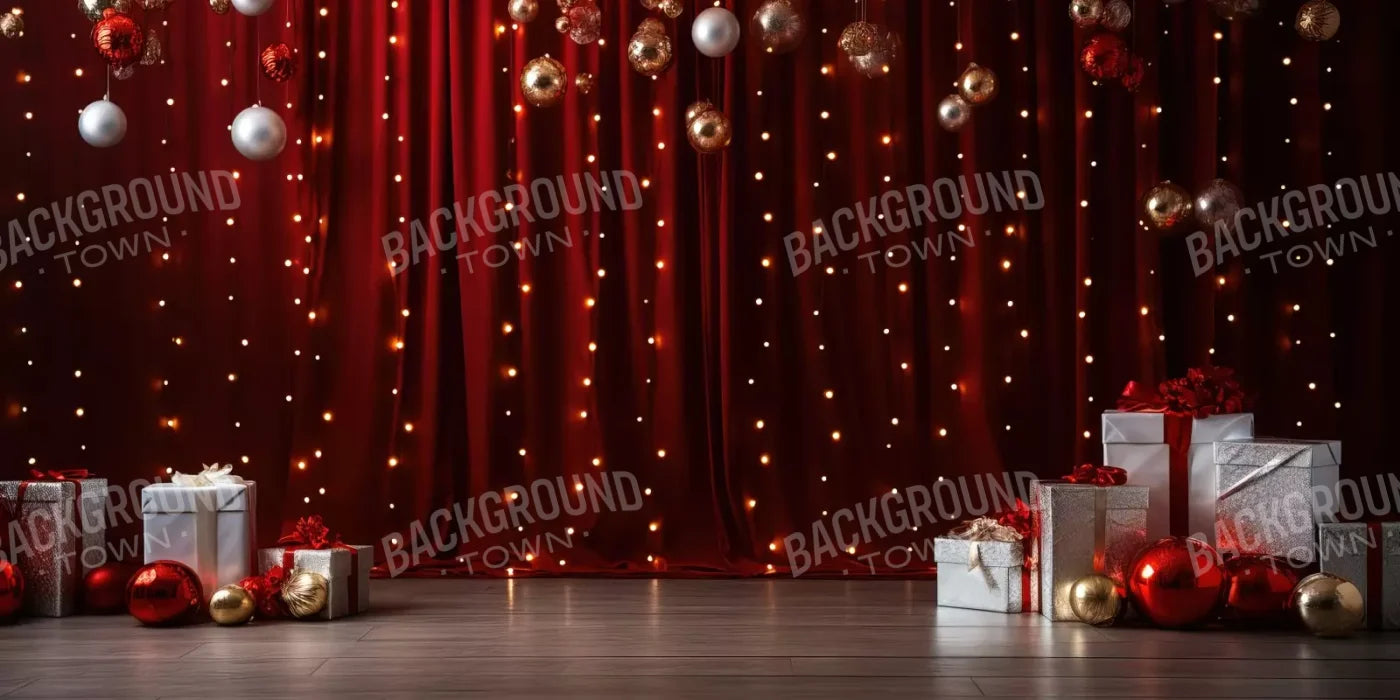 Holiday Party I 16’X8’ Ultracloth (192 X 96 Inch) Backdrop