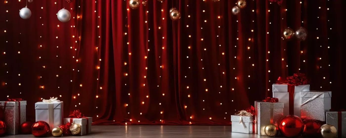 Holiday Party I 20’X8’ Ultracloth (240 X 96 Inch) Backdrop