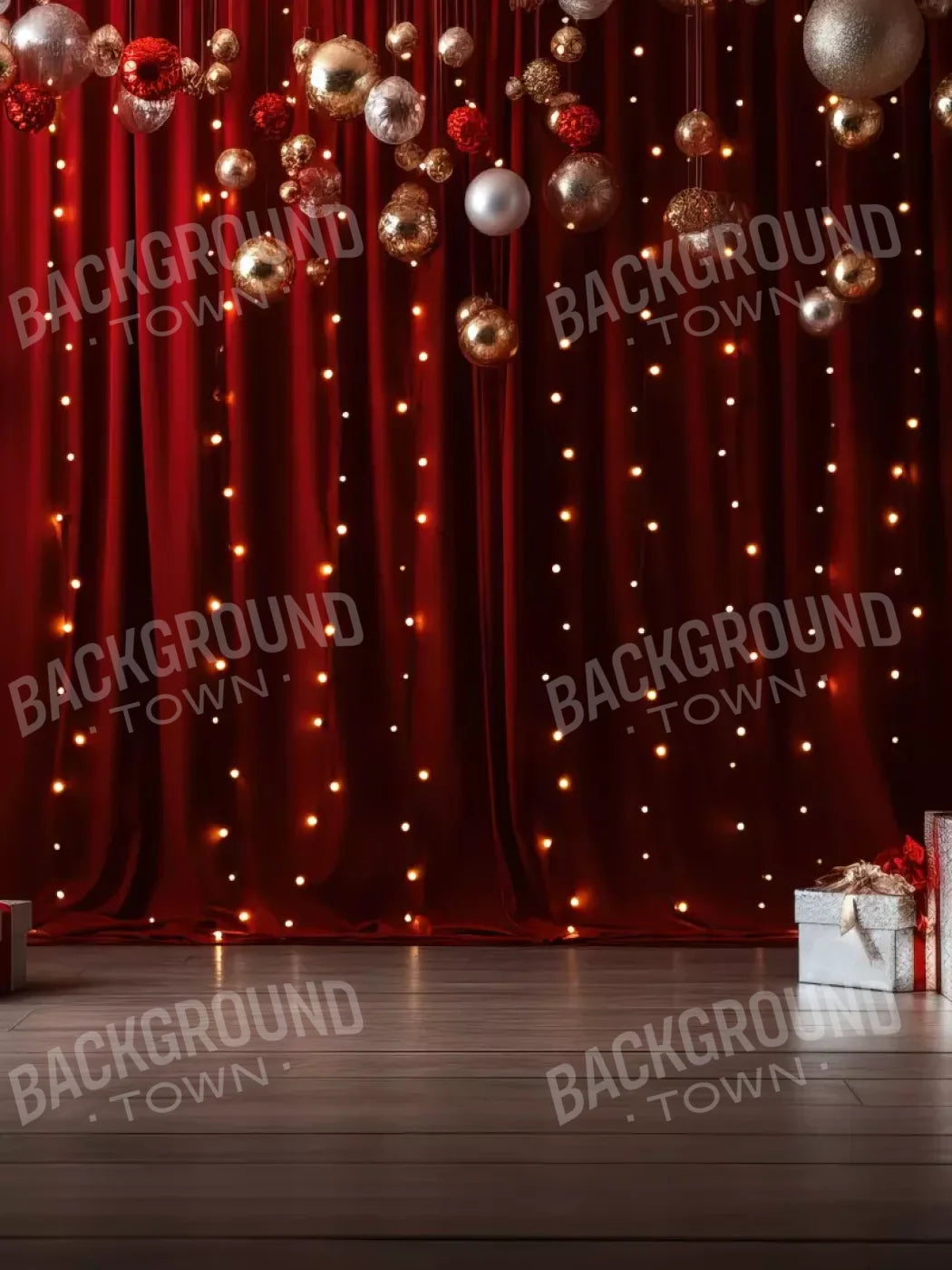 Holiday Party I 6’X8’ Fleece (72 X 96 Inch) Backdrop