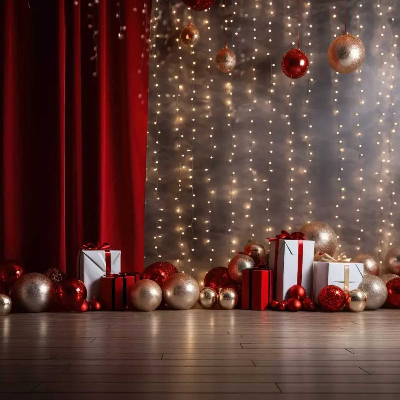 Holiday Party Ii 10’X10’ Ultracloth (120 X Inch) Backdrop