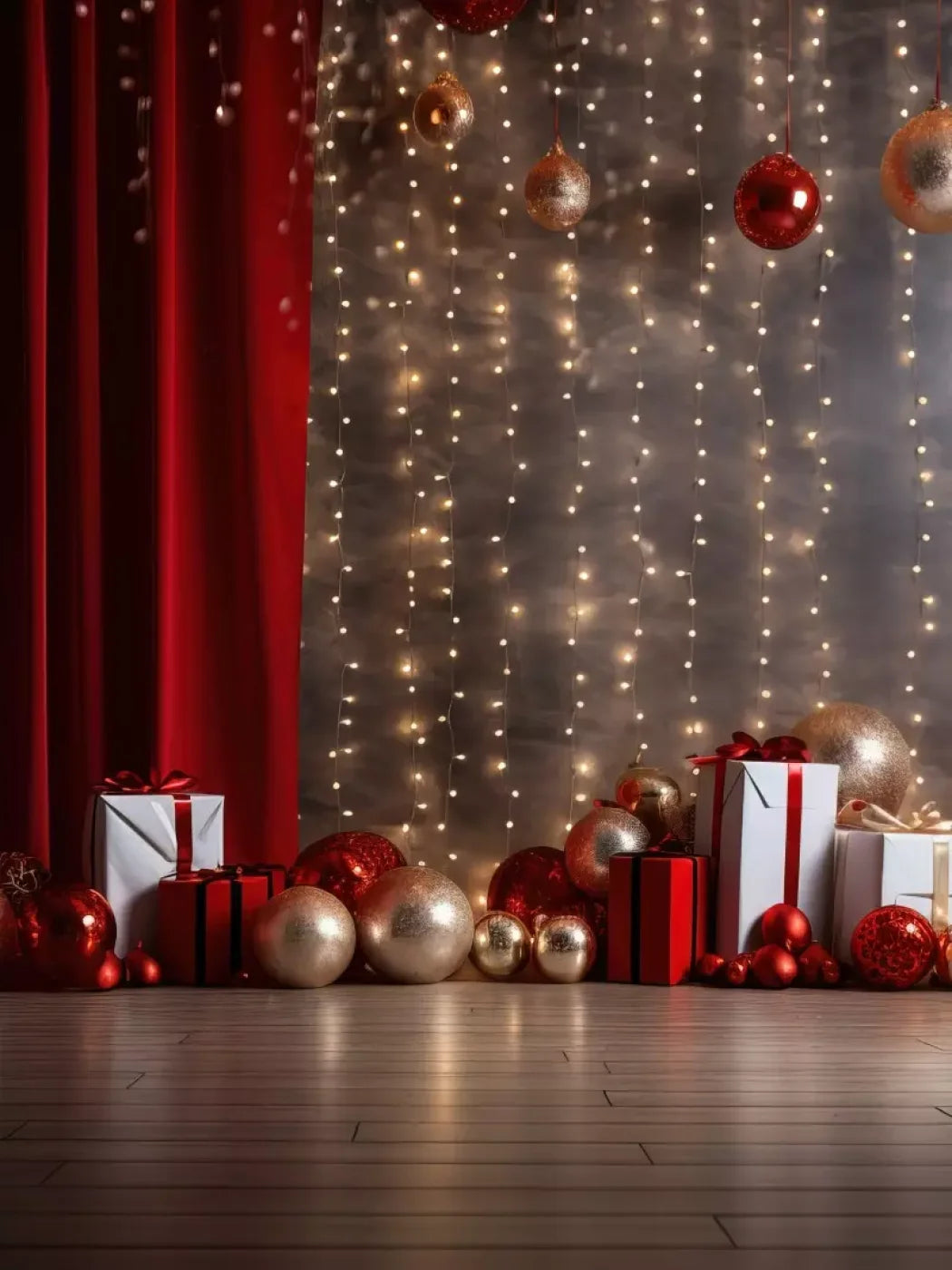 Holiday Party Ii 6’X8’ Fleece (72 X 96 Inch) Backdrop