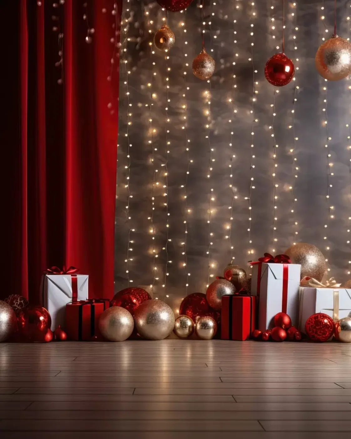 Holiday Party Ii 8’X10’ Fleece (96 X 120 Inch) Backdrop