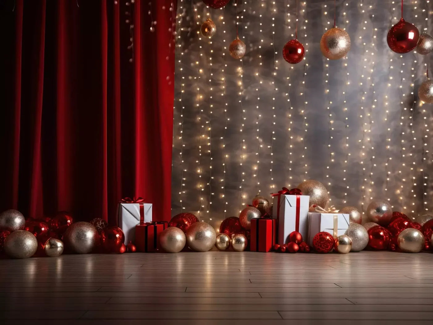 Holiday Party Ii 8’X6’ Fleece (96 X 72 Inch) Backdrop