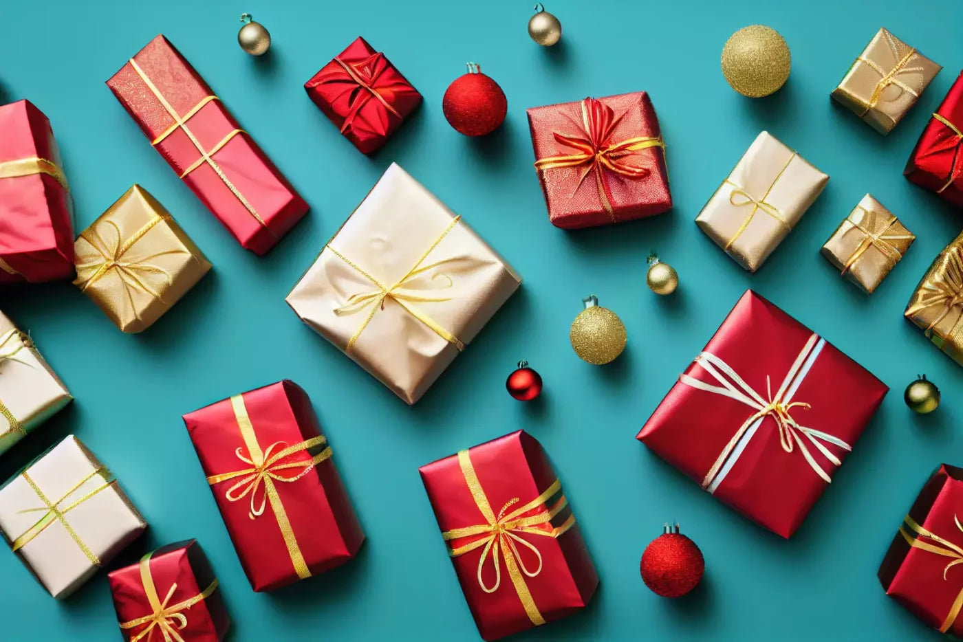 Holiday Presents 12’X8’ Ultracloth (144 X 96 Inch) Backdrop
