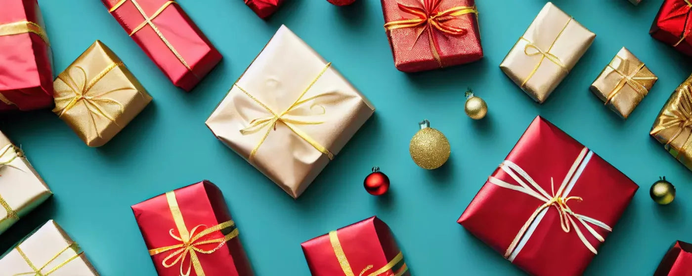 Holiday Presents 20’X8’ Ultracloth (240 X 96 Inch) Backdrop