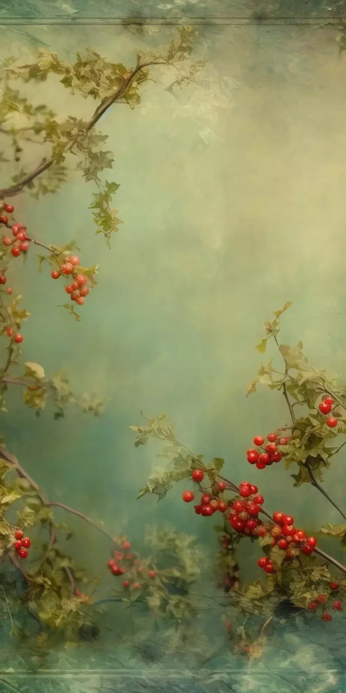 Holly Border 10’X20’ Ultracloth (120 X 240 Inch) Backdrop