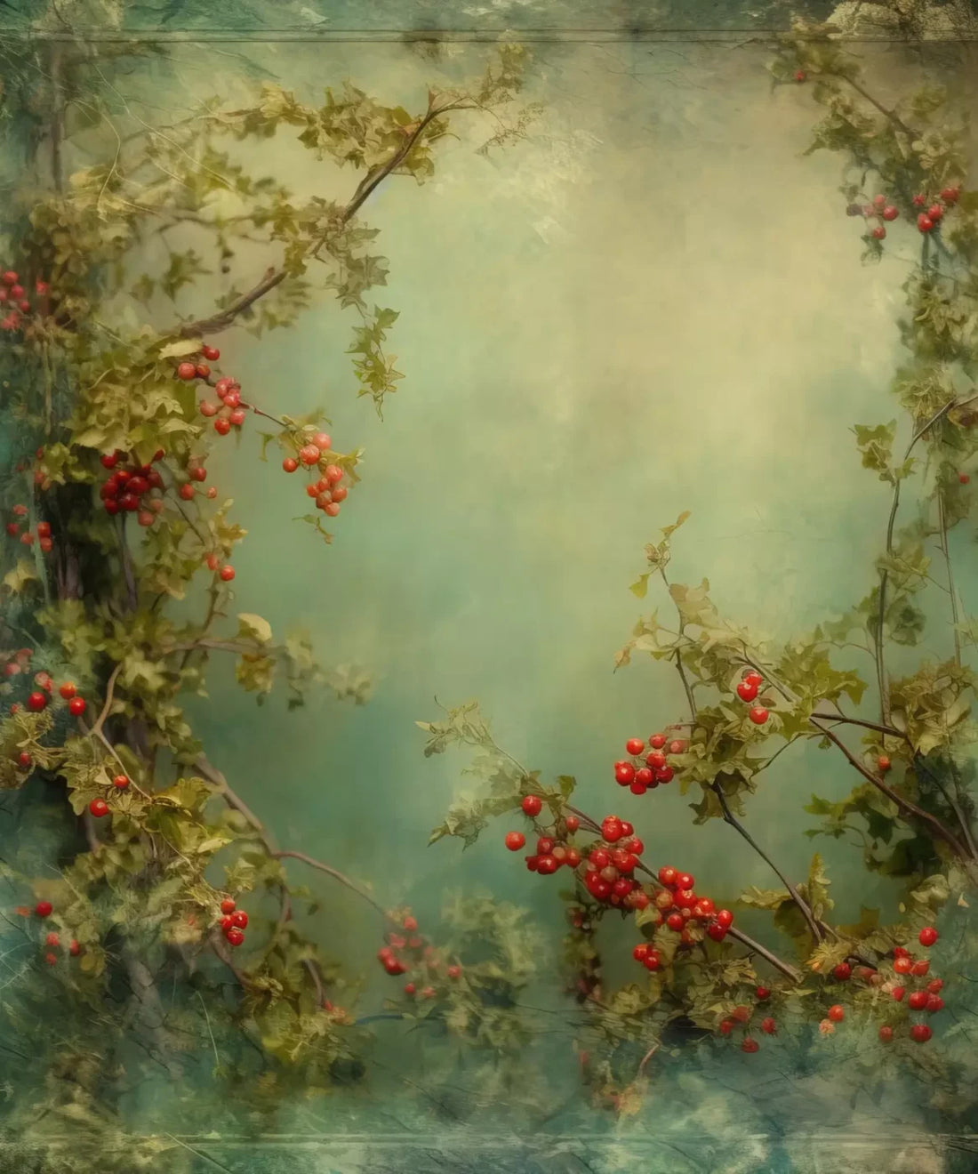 Green , Red  Backdrop for Photography