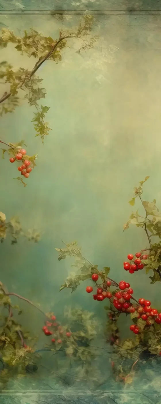 Holly Border 8’X20’ Ultracloth (96 X 240 Inch) Backdrop