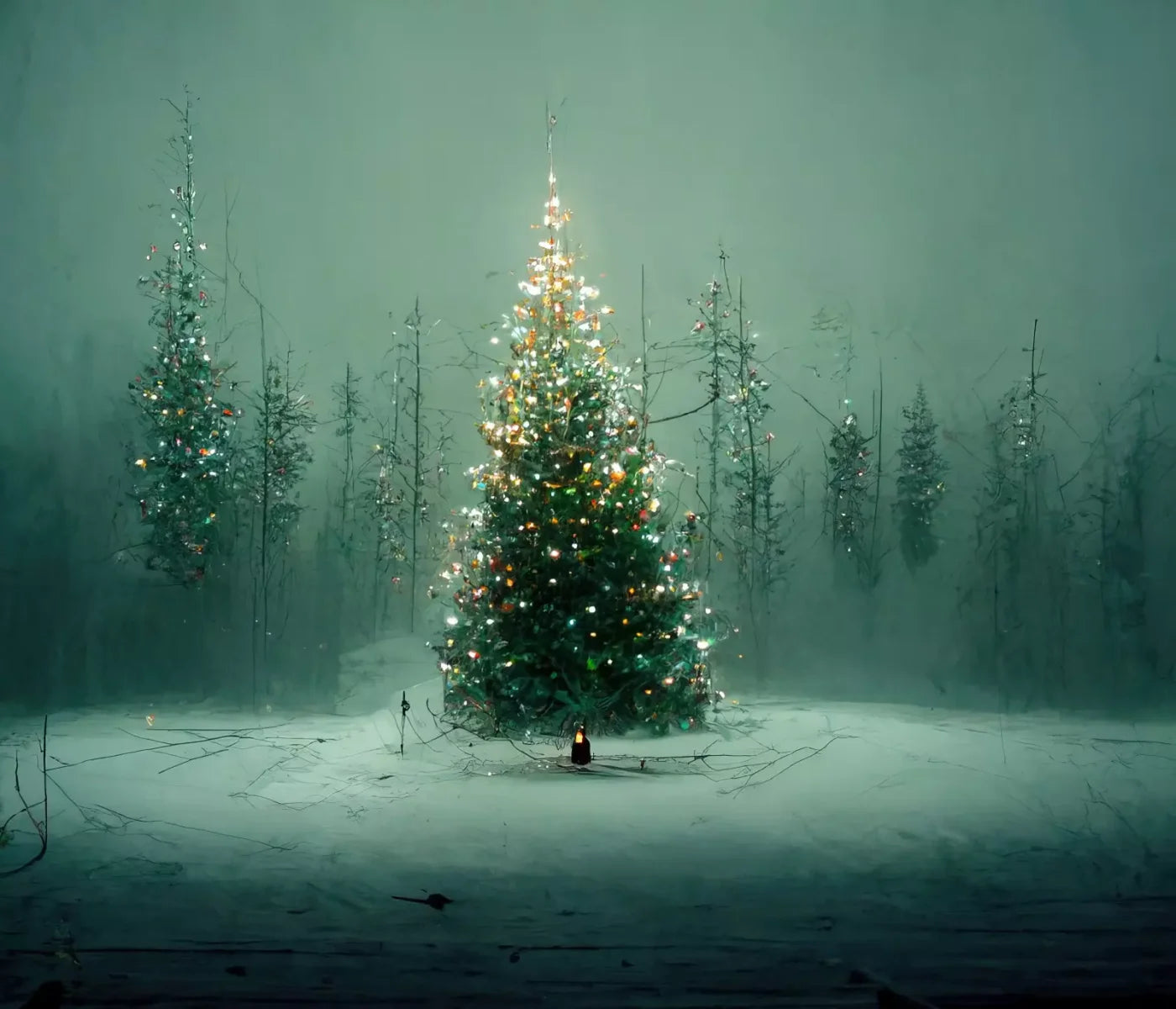 Holy Night 12X10 Ultracloth ( 144 X 120 Inch ) Backdrop