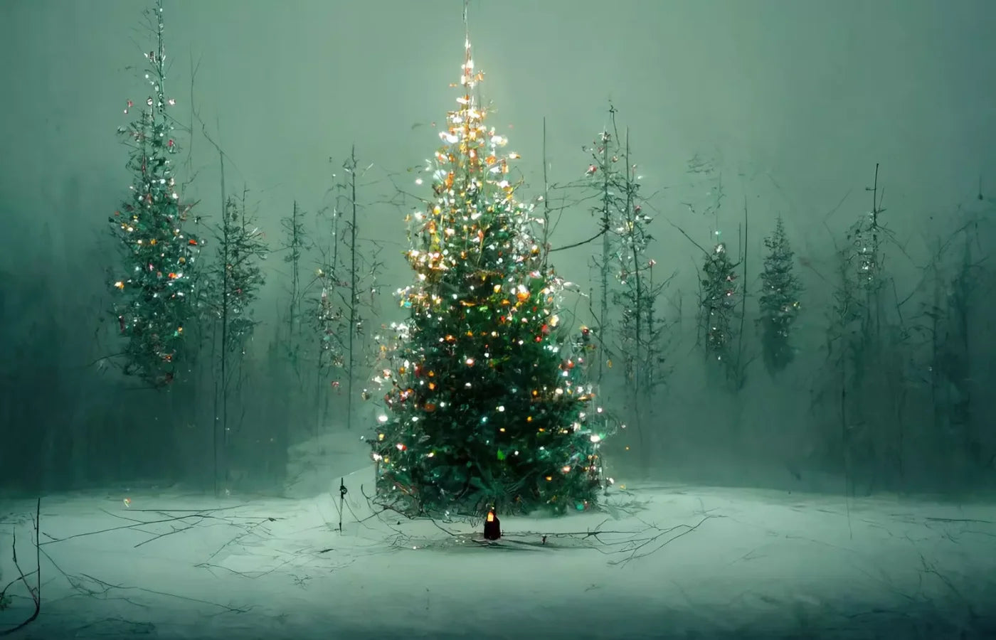 Holy Night 12X8 Ultracloth ( 144 X 96 Inch ) Backdrop