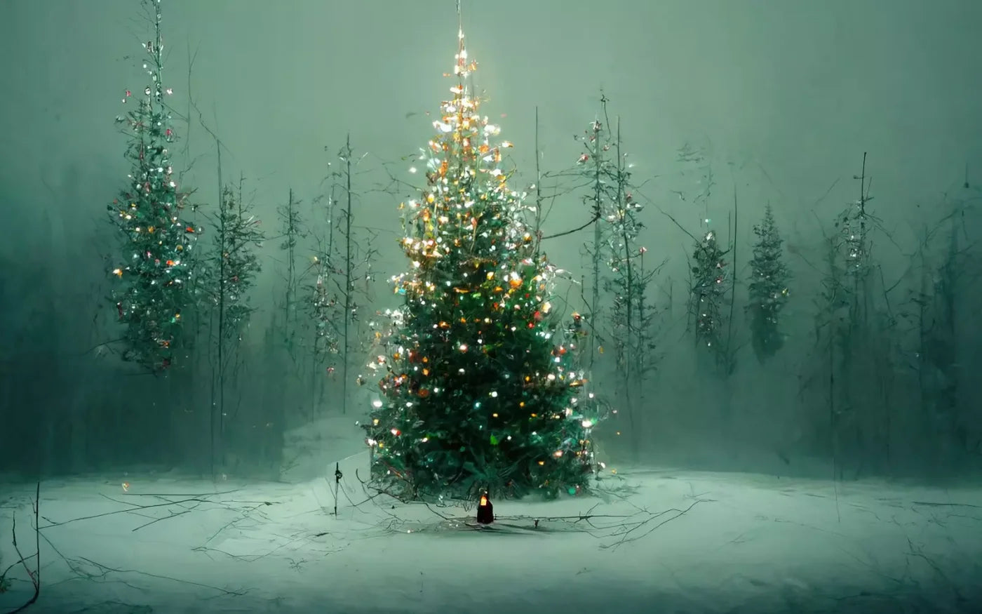 Holy Night 14X9 Ultracloth ( 168 X 108 Inch ) Backdrop