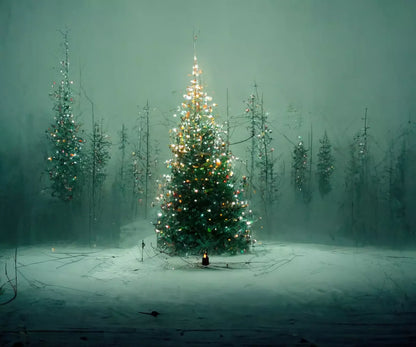 Holy Night 5X42 Fleece ( 60 X 50 Inch ) Backdrop