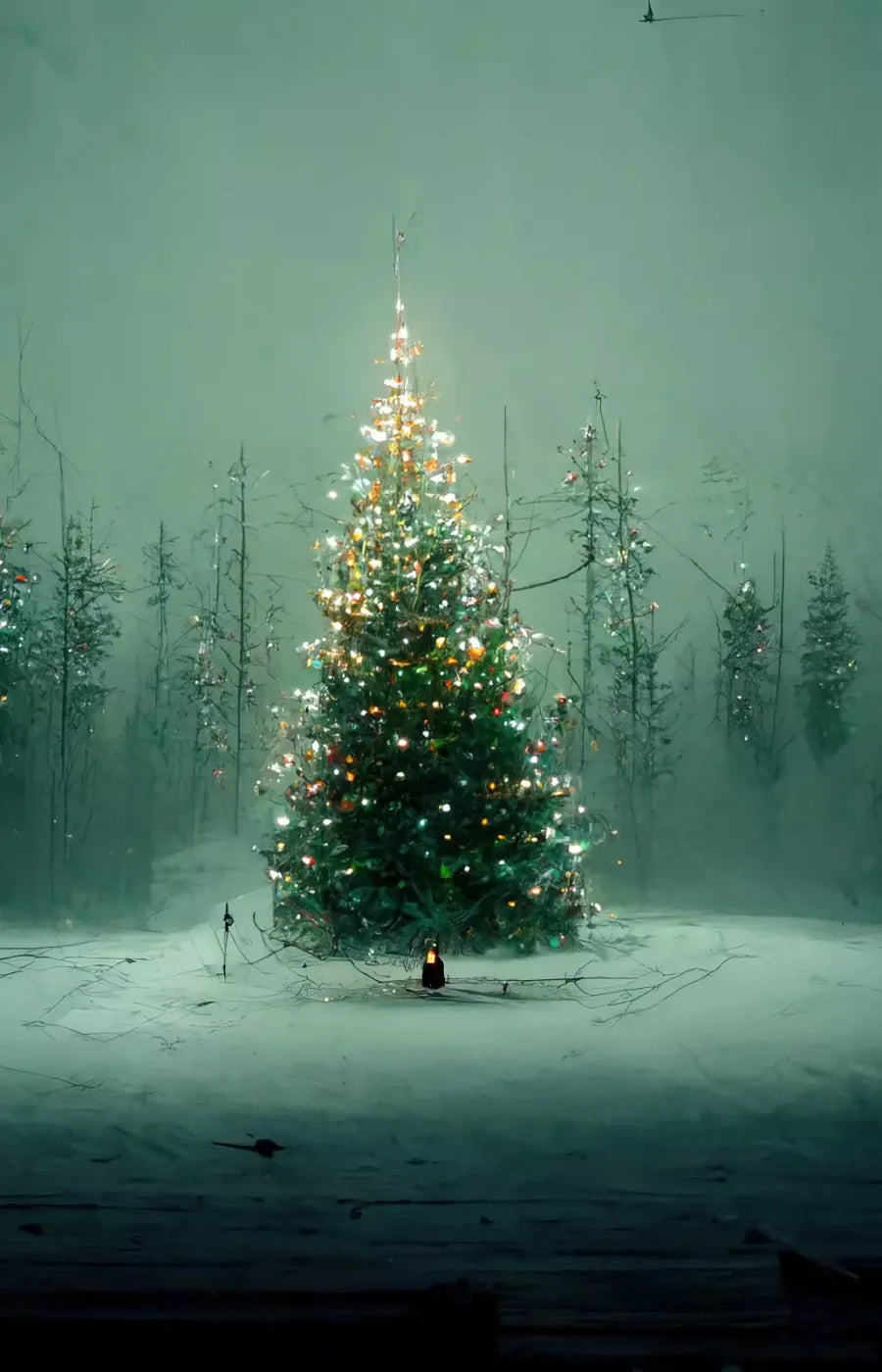 Holy Night 8X12 Ultracloth ( 96 X 144 Inch ) Backdrop