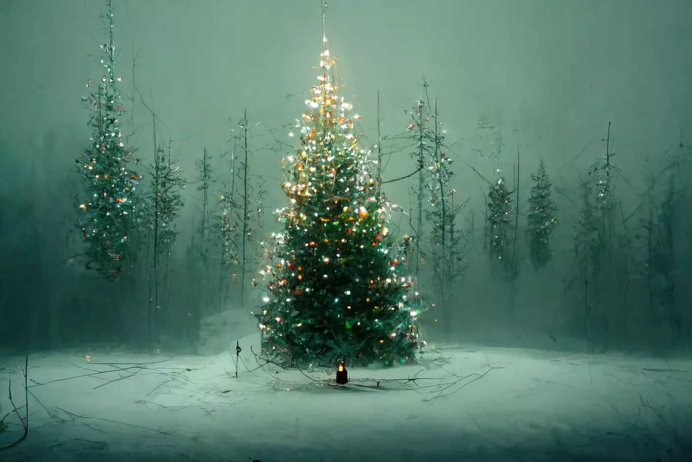 Holy Night 8X5 Ultracloth ( 96 X 60 Inch ) Backdrop