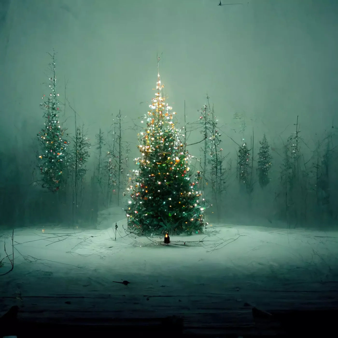Holy Night 8X8 Fleece ( 96 X Inch ) Backdrop