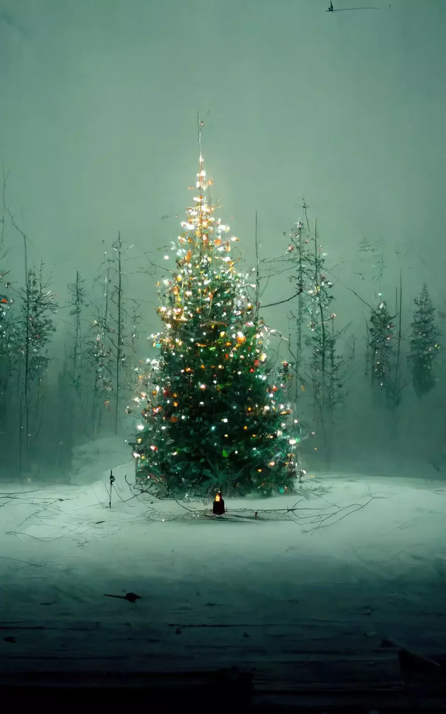 Holy Night 9X14 Ultracloth ( 108 X 168 Inch ) Backdrop