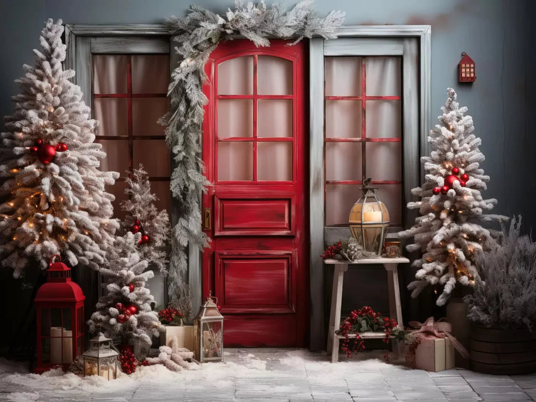 Home For Christmas 68X5 Fleece ( 80 X 60 Inch ) Backdrop