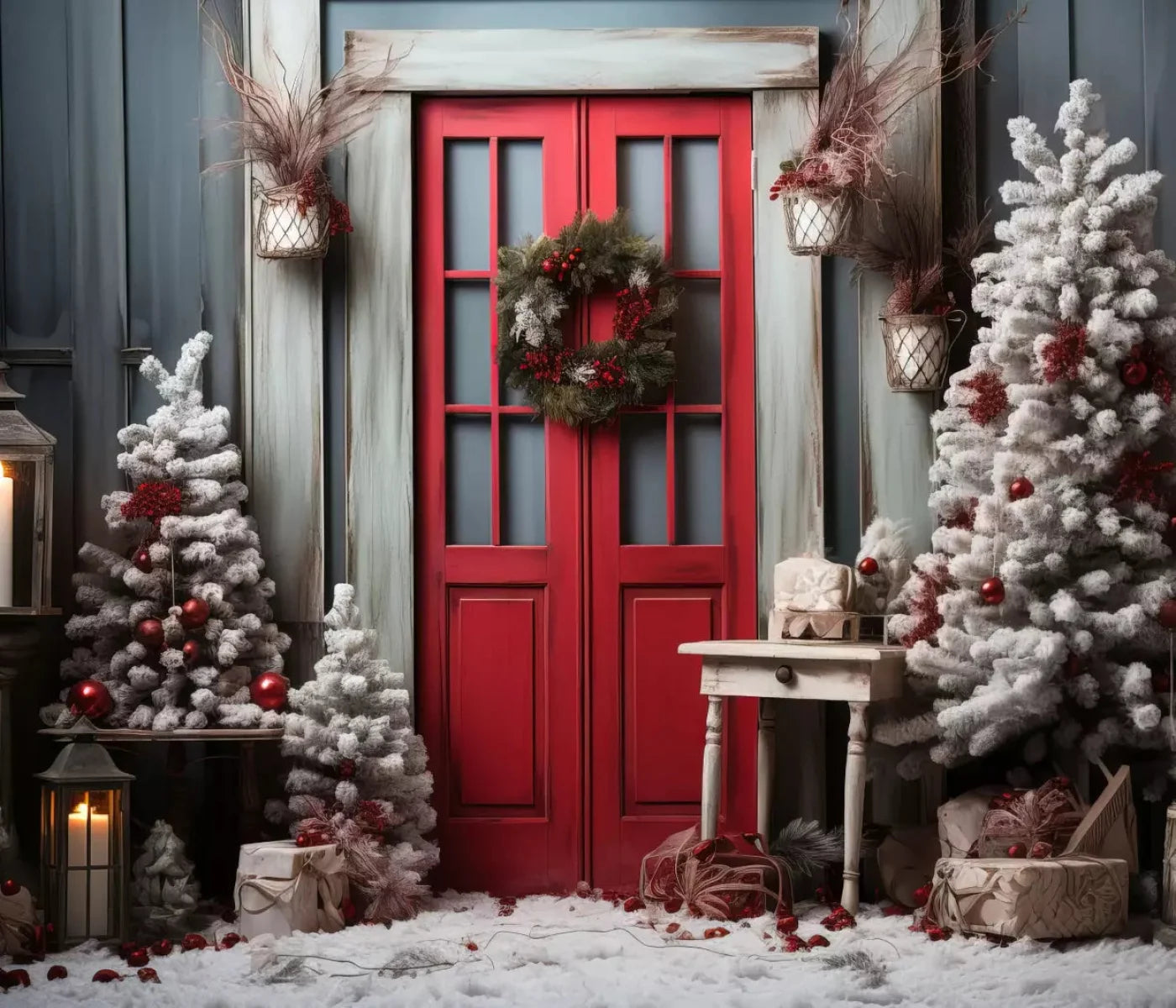 Home For Christmas Ii 12X10 Ultracloth ( 144 X 120 Inch ) Backdrop