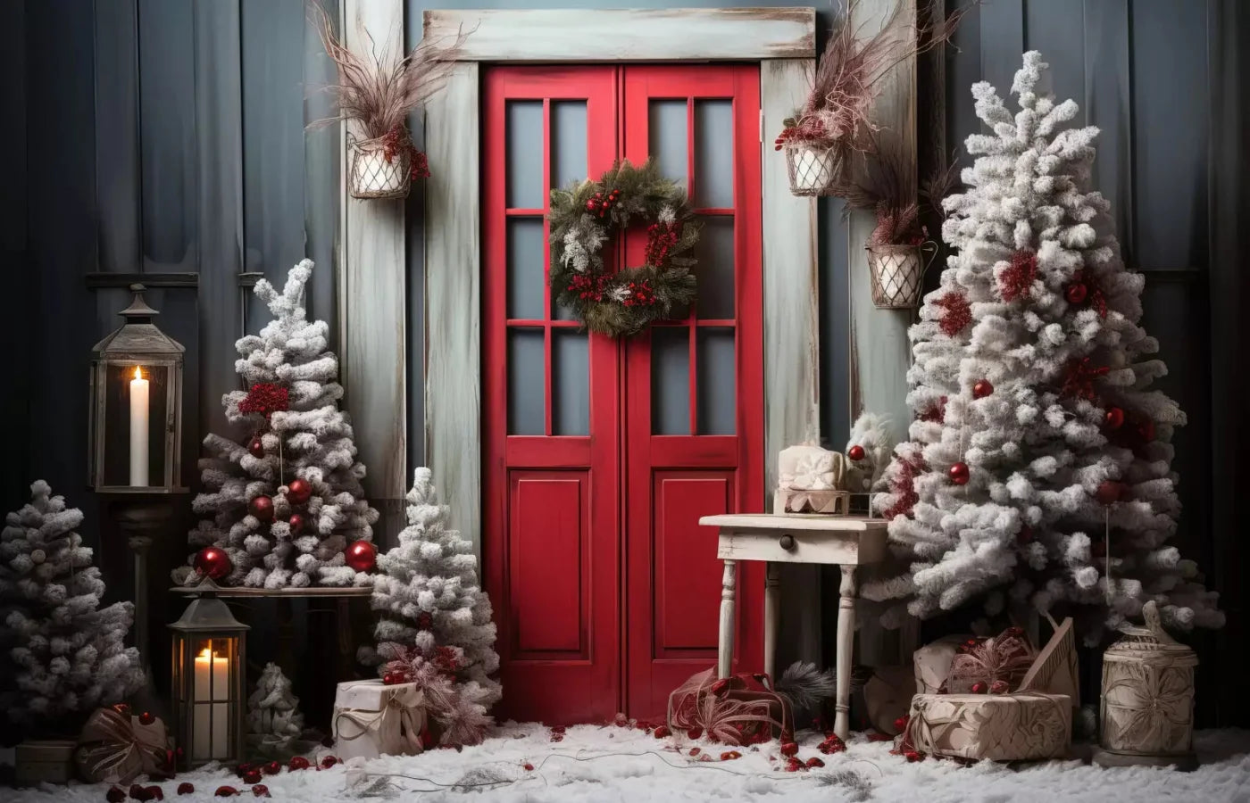 Home For Christmas Ii 12X8 Ultracloth ( 144 X 96 Inch ) Backdrop