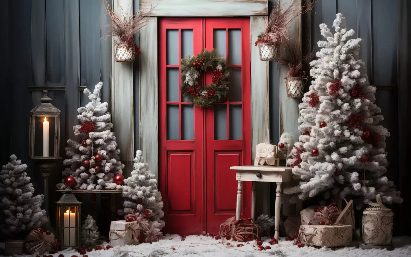 Home For Christmas Ii 14X9 Ultracloth ( 168 X 108 Inch ) Backdrop