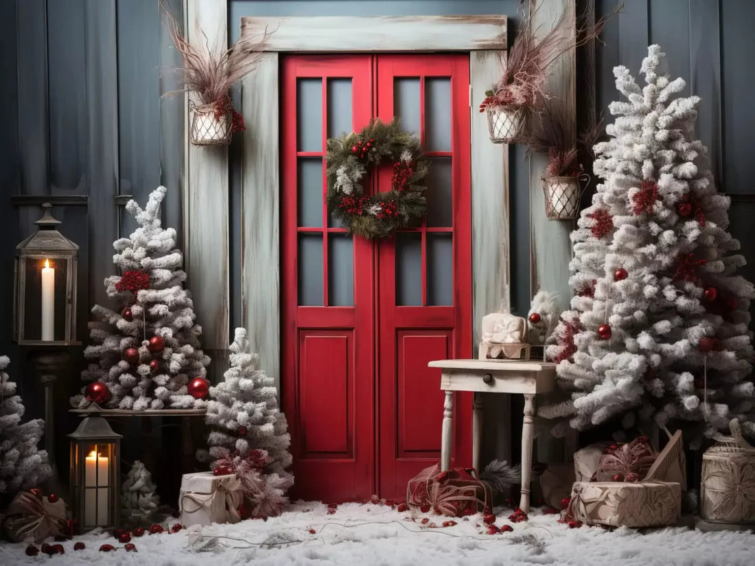 Home For Christmas Ii 68X5 Fleece ( 80 X 60 Inch ) Backdrop