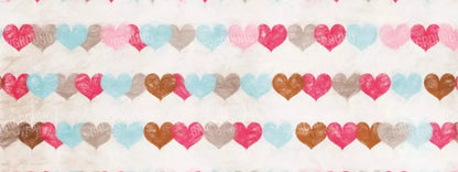 Hope Hearts 20X8 Ultracloth ( 240 X 96 Inch ) Backdrop