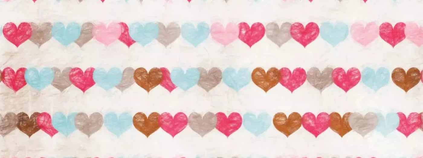 Hope Hearts 20X8 Ultracloth ( 240 X 96 Inch ) Backdrop