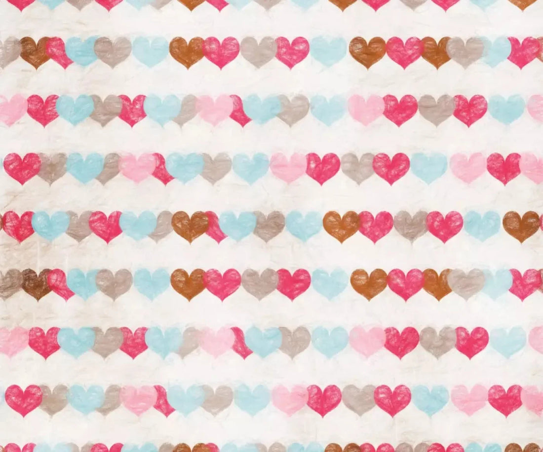 Hope Hearts 5X42 Fleece ( 60 X 50 Inch ) Backdrop