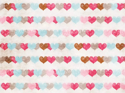 Hope Hearts 68X5 Fleece ( 80 X 60 Inch ) Backdrop