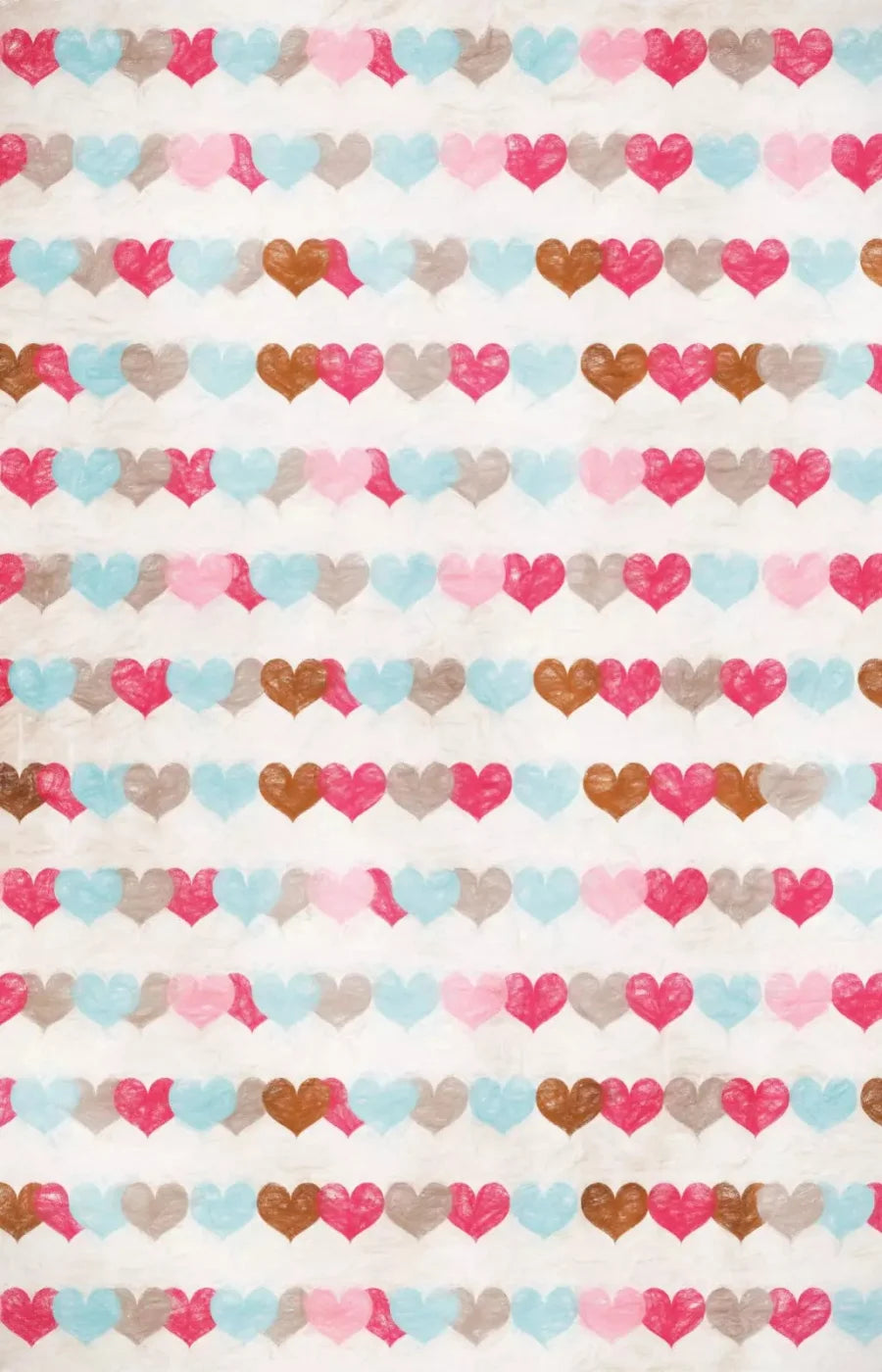 Hope Hearts 8X12 Ultracloth ( 96 X 144 Inch ) Backdrop