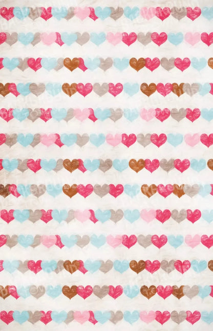 Hope Hearts 8X12 Ultracloth ( 96 X 144 Inch ) Backdrop
