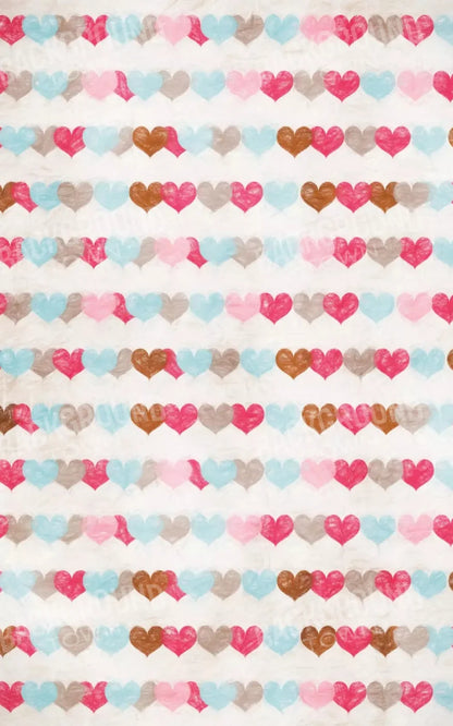 Hope Hearts 9X14 Ultracloth ( 108 X 168 Inch ) Backdrop