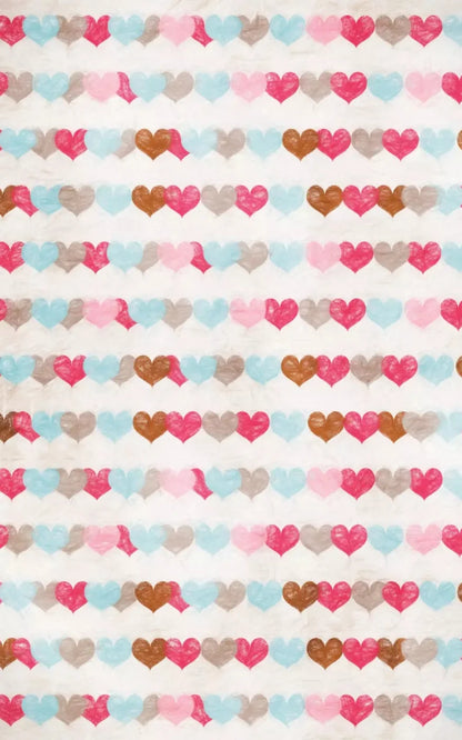 Hope Hearts 9X14 Ultracloth ( 108 X 168 Inch ) Backdrop