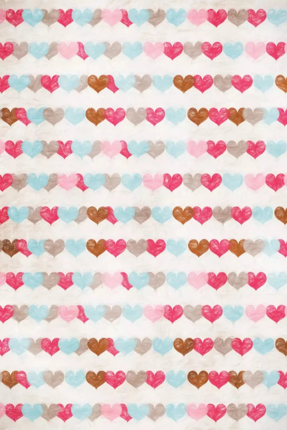 Hope Hearts 4X5 Rubbermat Floor ( 48 X 60 Inch ) Backdrop