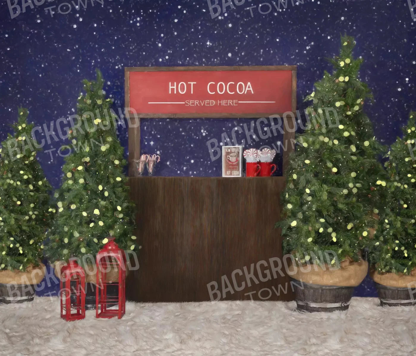 Hot Cocoa 12X10 Ultracloth ( 144 X 120 Inch ) Backdrop