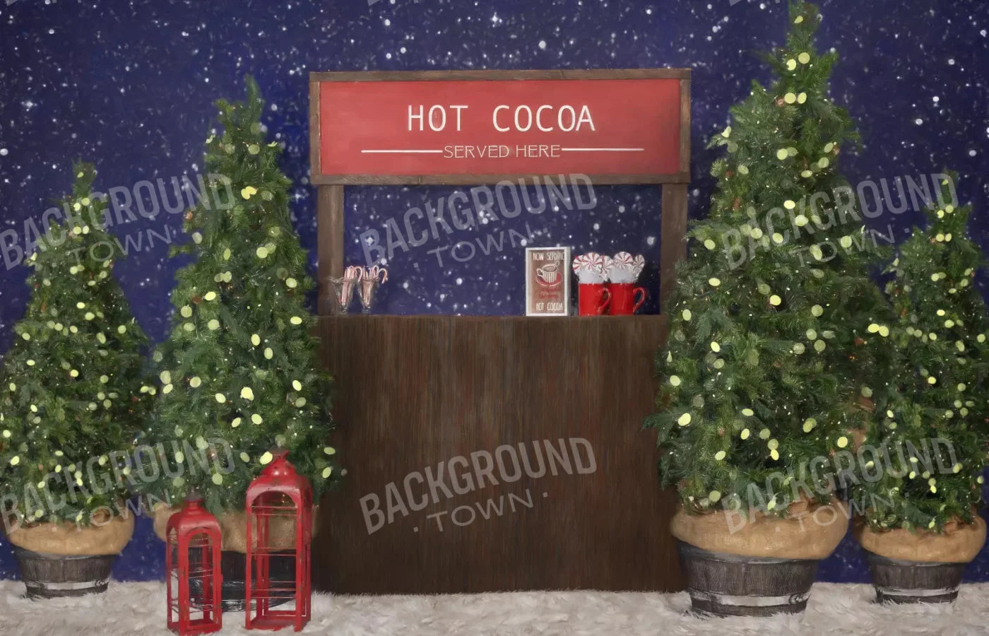 Hot Cocoa 12X8 Ultracloth ( 144 X 96 Inch ) Backdrop