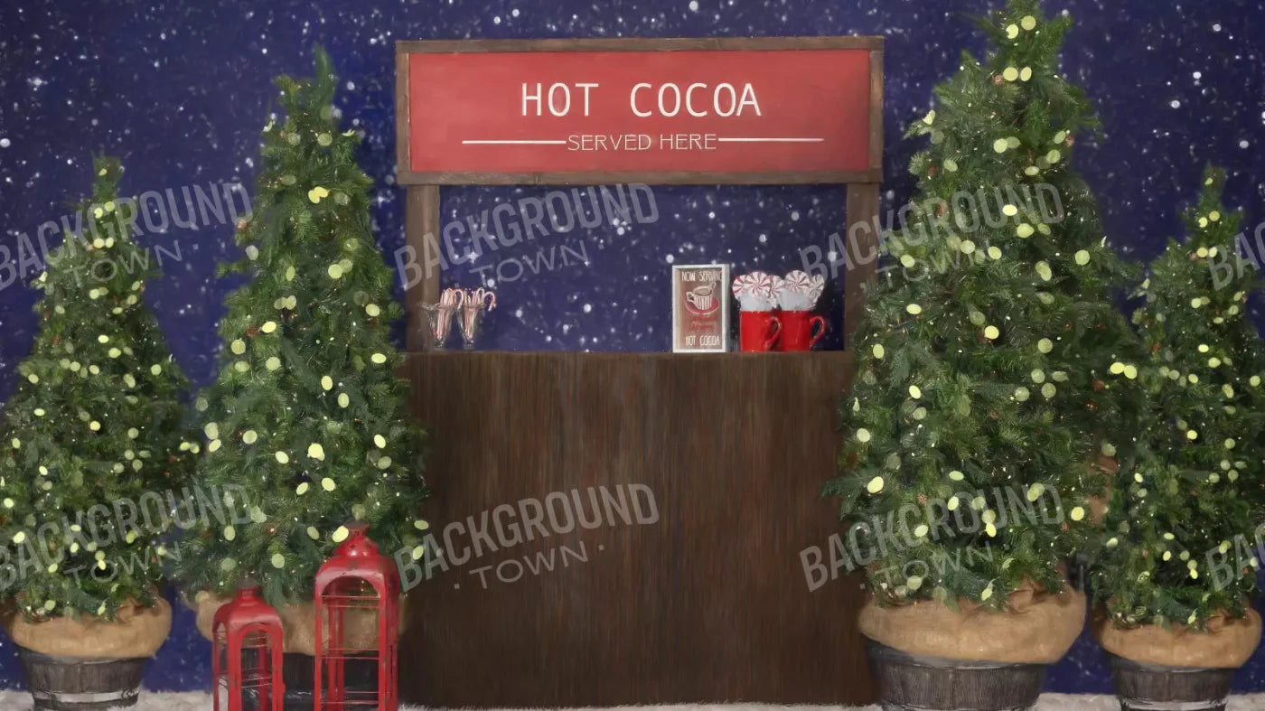 Hot Cocoa 14X8 Ultracloth ( 168 X 96 Inch ) Backdrop