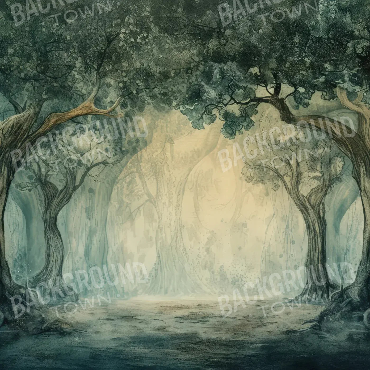 Hundred Acre Wood 10’x10’ UltraCloth (120 x 120 inch) Backdrop