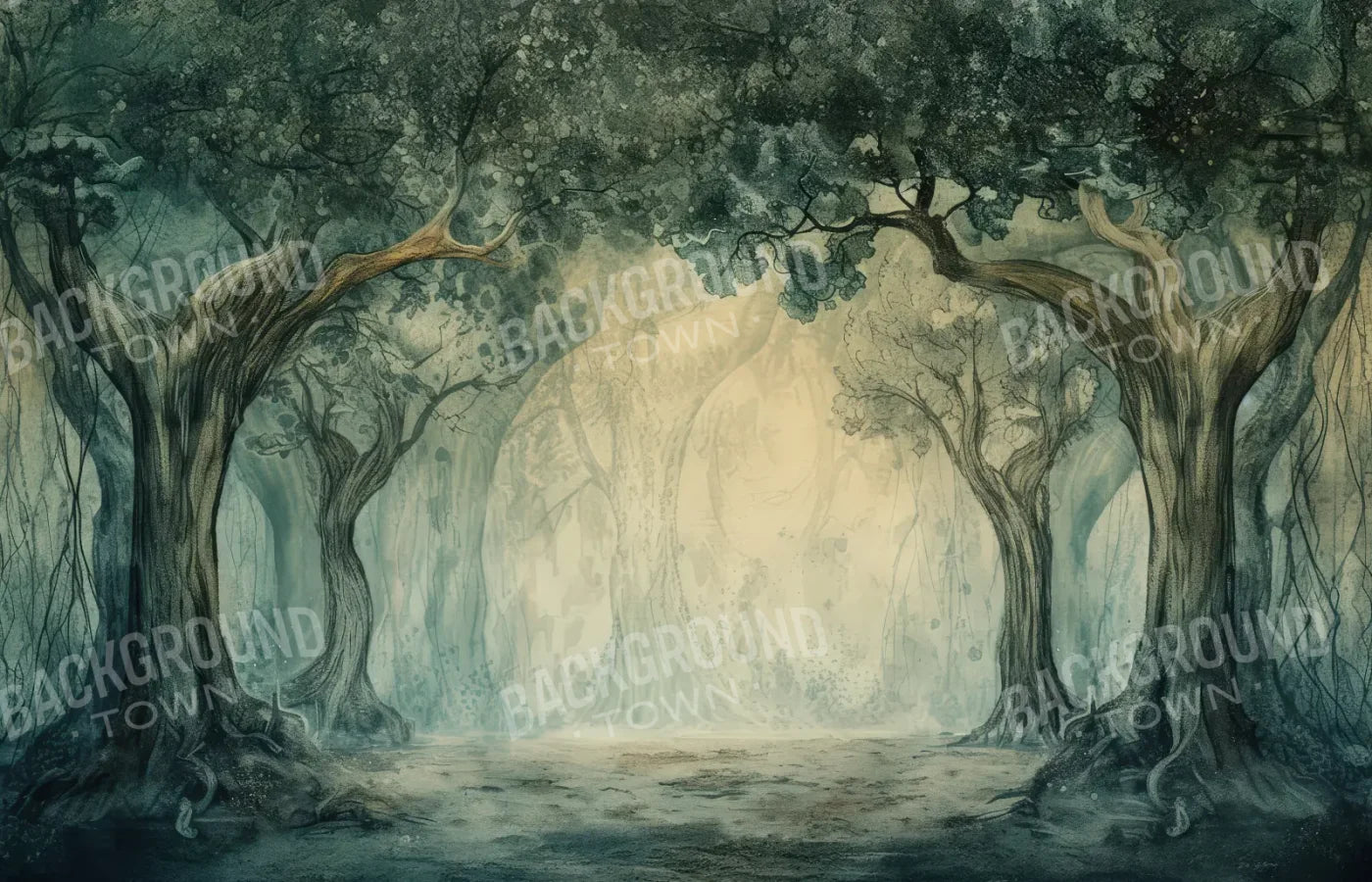 Hundred Acre Wood 14’x9’ UltraCloth (168 x 108 inch) Backdrop