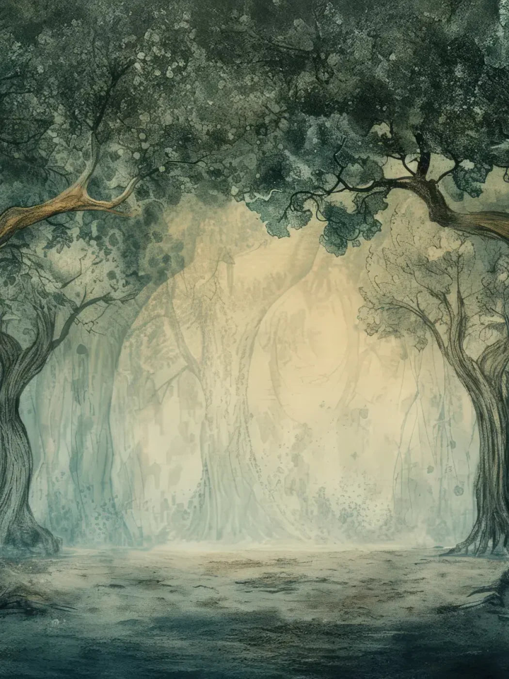 Hundred Acre Wood 6’x8’ Fleece (72 x 96 inch) Backdrop
