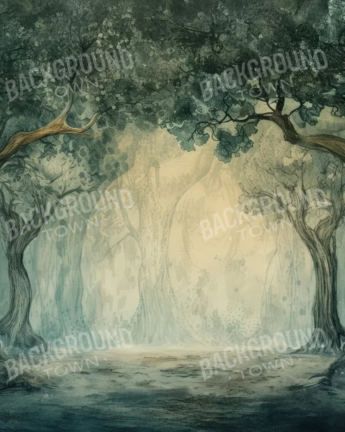 Hundred Acre Wood 8’x10’ Fleece (96 x 120 inch) Backdrop