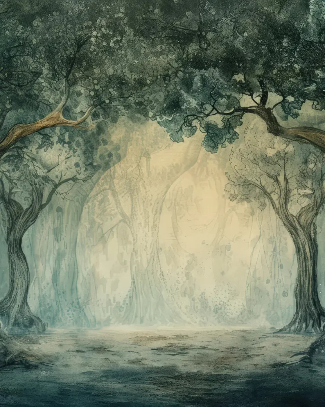 Hundred Acre Wood 8’x10’ Fleece (96 x 120 inch) Backdrop