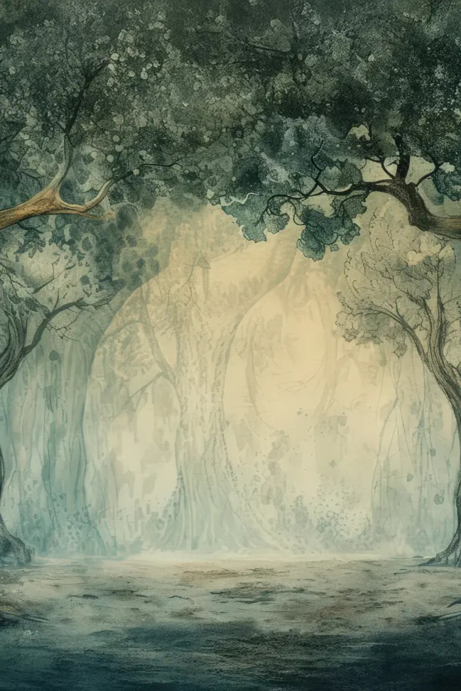 Hundred Acre Wood 8’x12’ UltraCloth (96 x 144 inch) Backdrop